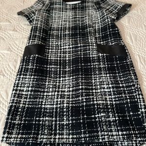 Winter banana dress for a cocktail or work